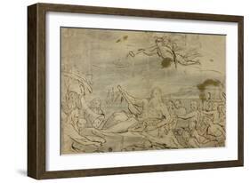 Study for Commerce or the Triumph of the Thames, 1767-80-James Barry-Framed Giclee Print