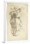 Study for 'Countryside Dance', 1883-Pierre-Auguste Renoir-Framed Giclee Print
