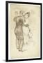 Study for 'Countryside Dance', 1883-Pierre-Auguste Renoir-Framed Giclee Print