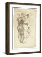 Study for 'Countryside Dance', 1883-Pierre-Auguste Renoir-Framed Giclee Print