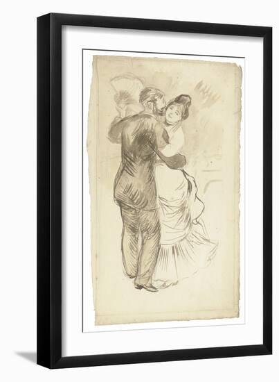 Study for 'Countryside Dance', 1883-Pierre-Auguste Renoir-Framed Giclee Print