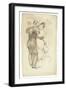 Study for 'Countryside Dance', 1883-Pierre-Auguste Renoir-Framed Giclee Print