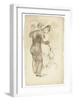 Study for 'Countryside Dance', 1883-Pierre-Auguste Renoir-Framed Giclee Print