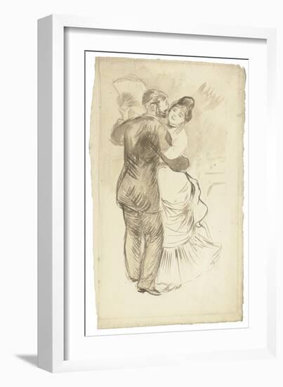 Study for 'Countryside Dance', 1883-Pierre-Auguste Renoir-Framed Giclee Print