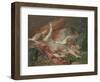 Study for Danae and the Shower of Gold, c.1760-Francois Boucher-Framed Giclee Print