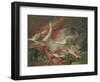 Study for Danae and the Shower of Gold, c.1760-Francois Boucher-Framed Giclee Print