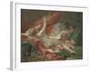 Study for Danae and the Shower of Gold, c.1760-Francois Boucher-Framed Giclee Print