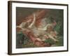 Study for Danae and the Shower of Gold, c.1760-Francois Boucher-Framed Giclee Print