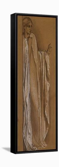 Study for 'Danae'-Edward Burne-Jones-Framed Stretched Canvas