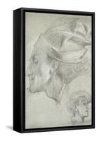 Study for 'Dante in Exile'-Frederick Leighton-Framed Stretched Canvas