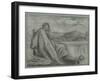 Study for 'David', 1863-68-Frederic Leighton-Framed Giclee Print