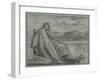 Study for 'David', 1863-68-Frederic Leighton-Framed Giclee Print