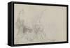 Study for 'Dawn of Waterloo', 1893-Lady Butler-Framed Stretched Canvas