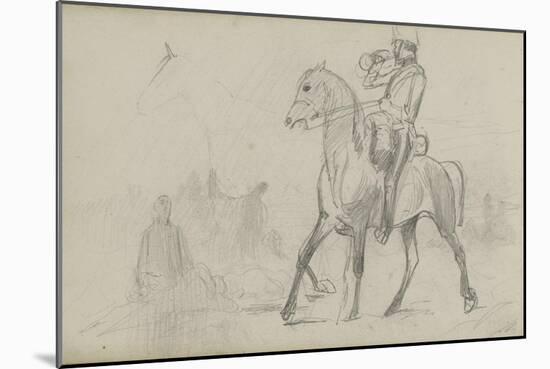 Study for 'Dawn of Waterloo', 1893-Lady Butler-Mounted Giclee Print