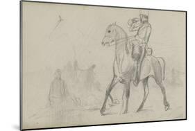 Study for 'Dawn of Waterloo', 1893-Lady Butler-Mounted Giclee Print