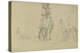 Study for 'Dawn of Waterloo', 1893-Lady Butler-Stretched Canvas