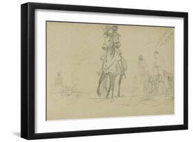 Study for 'Dawn of Waterloo', 1893-Lady Butler-Framed Giclee Print