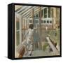 Study for Decoration: Flight-Evelyn Dunbar-Framed Stretched Canvas