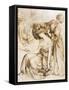 Study for Desdemona's Death Song: Othello, Act IV, Sc. III-Dante Gabriel Rossetti-Framed Stretched Canvas