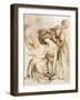 Study for Desdemona's Death Song: Othello, Act IV, Sc. III-Dante Gabriel Rossetti-Framed Giclee Print