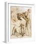 Study for Desdemona's Death Song: Othello, Act IV, Sc. III-Dante Gabriel Rossetti-Framed Giclee Print