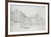 Study for Detail of the Market-Place-John Ruskin-Framed Giclee Print