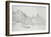 Study for Detail of the Market-Place-John Ruskin-Framed Giclee Print