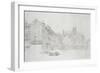 Study for Detail of the Market-Place-John Ruskin-Framed Giclee Print