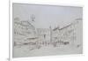 Study for Detail of the Piazza Delle Erbe-John Ruskin-Framed Giclee Print