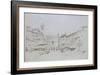 Study for Detail of the Piazza Delle Erbe-John Ruskin-Framed Giclee Print