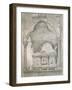Study for Detail of the Sarcophagus and Canopy of the Tomb of Mastino II Della Scala at Verona-John Ruskin-Framed Giclee Print