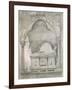 Study for Detail of the Sarcophagus and Canopy of the Tomb of Mastino II Della Scala at Verona-John Ruskin-Framed Giclee Print