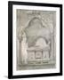 Study for Detail of the Sarcophagus and Canopy of the Tomb of Mastino II Della Scala at Verona-John Ruskin-Framed Giclee Print