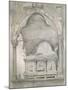 Study for Detail of the Sarcophagus and Canopy of the Tomb of Mastino II Della Scala at Verona-John Ruskin-Mounted Giclee Print