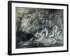 Study for Diana and Actaeon, C.1784-Thomas Gainsborough-Framed Giclee Print