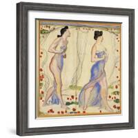 Study for 'Die Cempfindung I', c.1901-02-Ferdinand Hodler-Framed Giclee Print