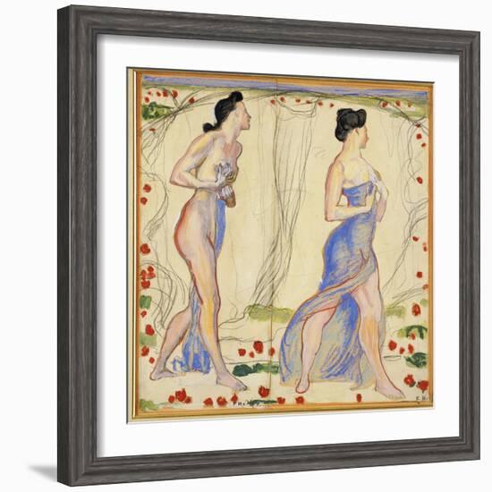 Study for 'Die Cempfindung I', c.1901-02-Ferdinand Hodler-Framed Giclee Print