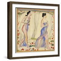 Study for 'Die Cempfindung I', c.1901-02-Ferdinand Hodler-Framed Giclee Print