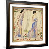 Study for 'Die Cempfindung I', c.1901-02-Ferdinand Hodler-Framed Giclee Print