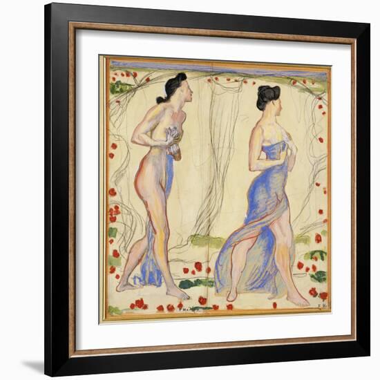 Study for 'Die Cempfindung I', c.1901-02-Ferdinand Hodler-Framed Giclee Print