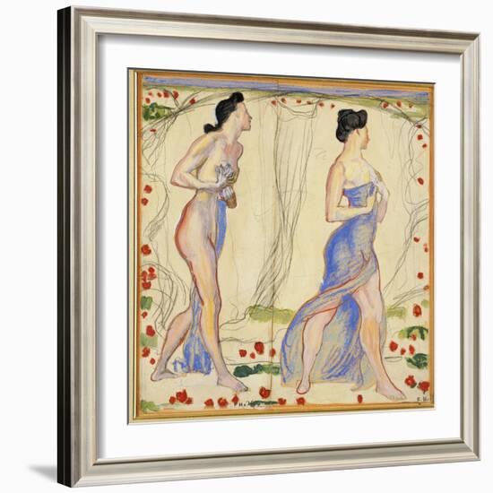 Study for 'Die Cempfindung I', c.1901-02-Ferdinand Hodler-Framed Giclee Print