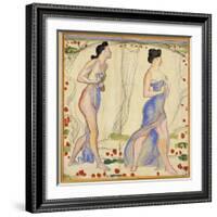 Study for 'Die Cempfindung I', c.1901-02-Ferdinand Hodler-Framed Giclee Print