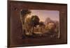 Study for Dream of Arcadia, 1838 (Oil on Wood Panel)-Thomas Cole-Framed Giclee Print