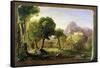 Study for Dream of Arcadia, 1838-Thomas Cole-Framed Stretched Canvas