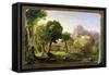 Study for Dream of Arcadia, 1838-Thomas Cole-Framed Stretched Canvas