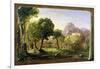 Study for Dream of Arcadia, 1838-Thomas Cole-Framed Giclee Print