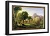 Study for Dream of Arcadia, 1838-Thomas Cole-Framed Premium Giclee Print