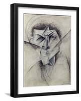 Study for Empty and Full Abstracts of a Head, 1912-Umberto Boccioni-Framed Giclee Print