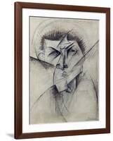 Study for Empty and Full Abstracts of a Head, 1912-Umberto Boccioni-Framed Giclee Print