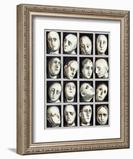 Study for Endless People, 1979-Evelyn Williams-Framed Giclee Print